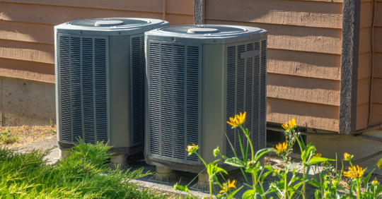 AC units outside of house